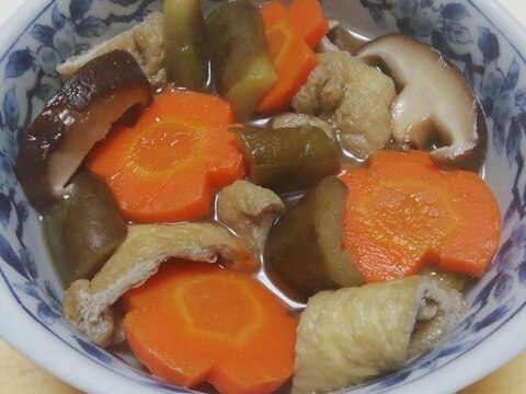 野菜の煮浸し油揚げ入り